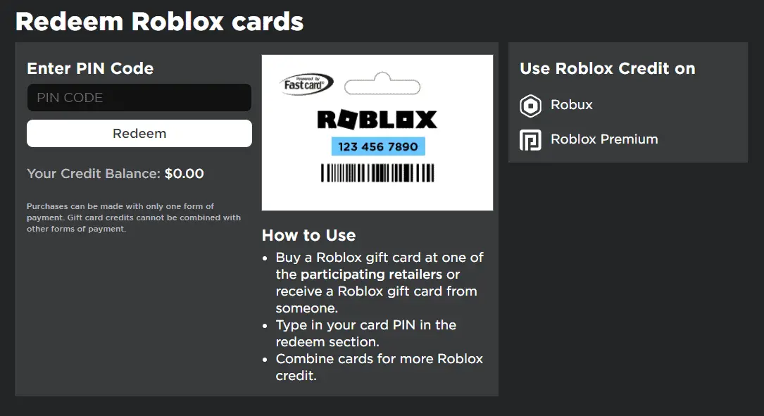 How To Redeem Roblox Robux Gift Cards (September 2024) - RBLX Codes